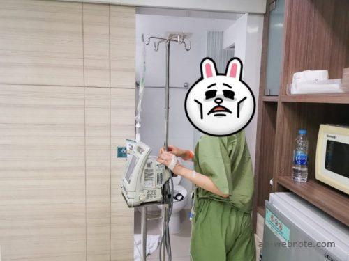 タイ・バンコク　高熱・下痢による入院体験談