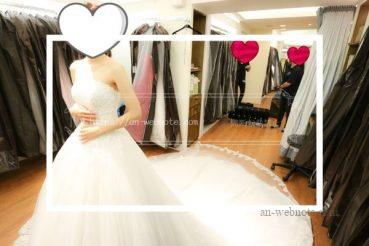 台湾　ウエディングフォト　結婚写真　衣装選び（ドレス）