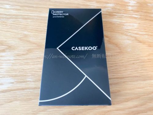CASEKOO iPhone 画面保護ガラスフィルム 日本旭硝子製 強化ガラス 透過率99.9%
