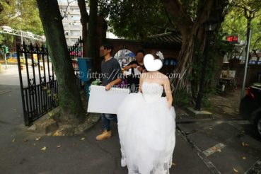 台湾結婚写真 海外ウエディングフォト 台北 大同大学撮影